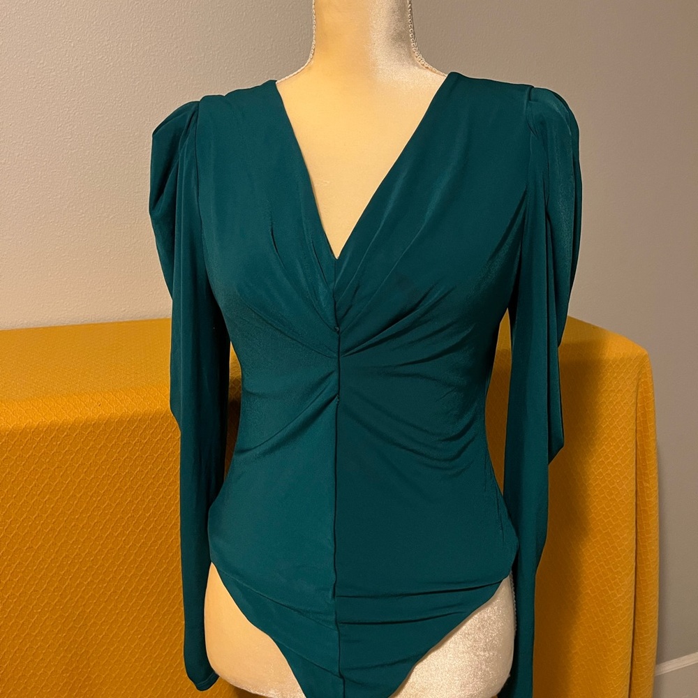 Dark green bodysuit